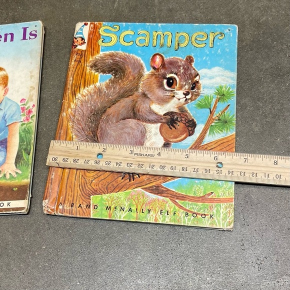 Vintage Rand McNally Elf Books Collection - Lot of 4 - Picture 7 of 8